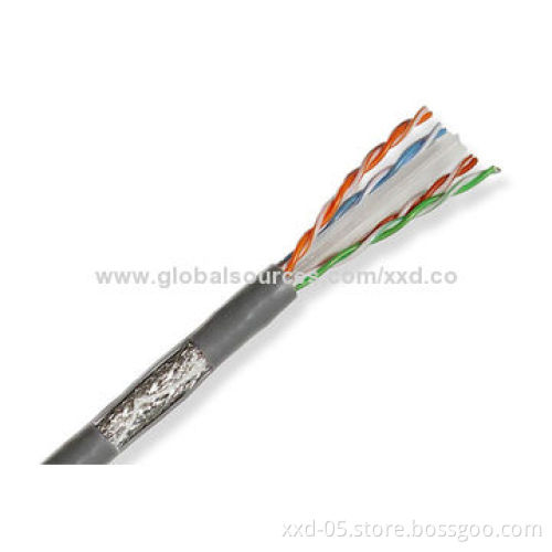 China supplier 1000ft/roll fire-resistant Cat6 cable 4*2*0.57mm bare copper